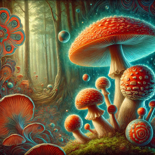 Amanita vs psilocybin